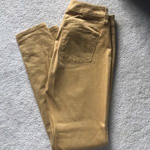 The Limited Yellow/Gold Legging Jeans